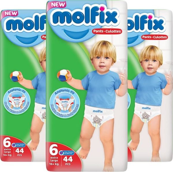 Molfix Baby Diaper 3D Size 5 Junior 64 Pcs Jumbo Pack / 11-18 Kgs - Image 2