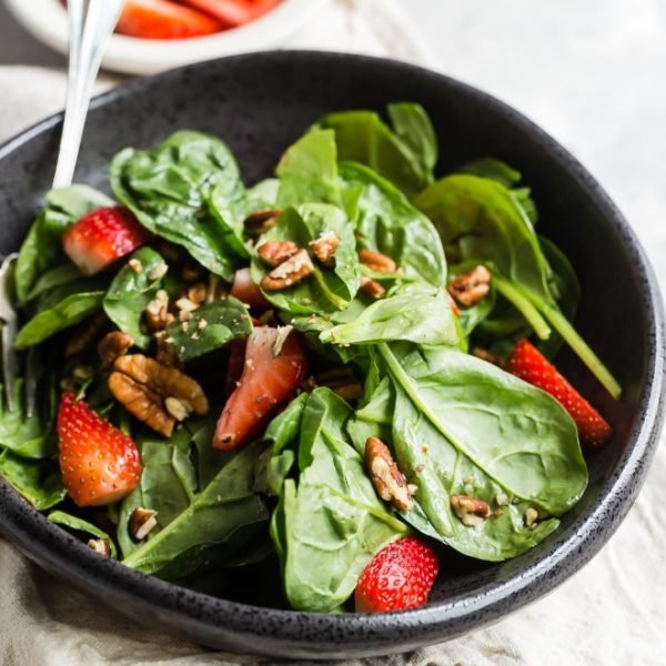 Culinary Hill Strawberry Spinach Salad Recipe : Baig Online Kitchen