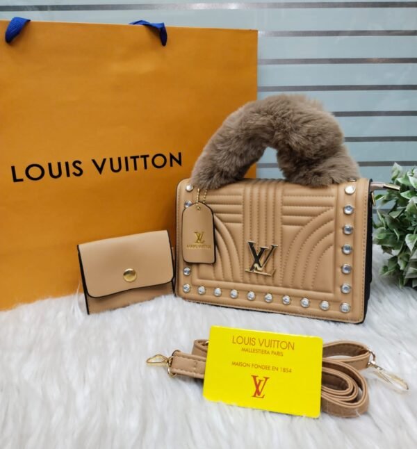 Louis Vuitton brand hand bags | unique quality| 2 piece set with long straps