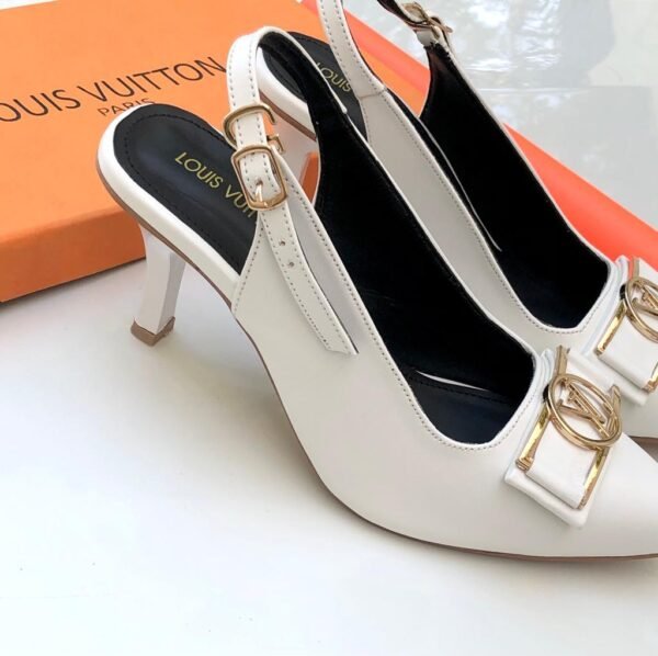 Closed Toe Heel With Ankle Strap, Pointed Front Vamp, Functional and Office Wear, Fashionable And Classy - Image 3