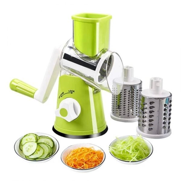 Vegetable Chopper, Vegetable Shredder,Hand Crank Vegetable Cutter Grater Food Processors with Stainless Steel Blade,for kitchen tool, Vegetable Chopper, Vegetable Shredder,Hand Crank Vvegetable - Image 3