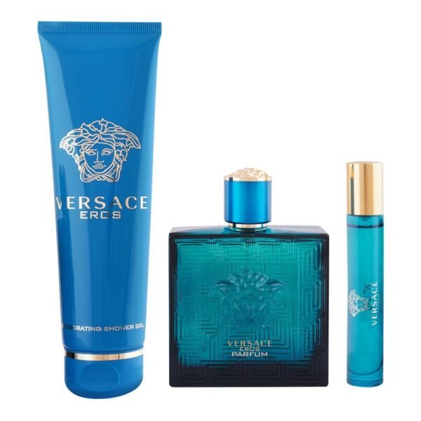 Versace Eros Set Perfume 100ml + Perfume 10ml + Invigorating Shower Gel, 150 ml