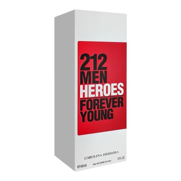 Carolina Herrera 212 Men Heroes Forever Young For Men Eau De Toilette,90ml - Image 2