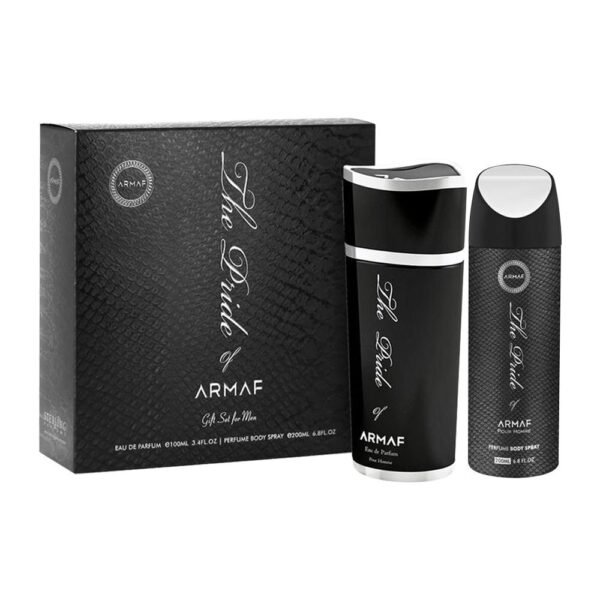 Armaf The Pride Gift Set For Men, Eau De Perfume 100ml + Body Spray 200ml