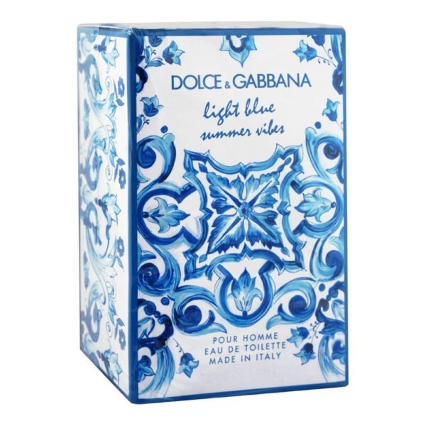 Dolce & Gabbana Light Blue Summer Vibes Pour Homme Eau De Toilette, For Men,125ml - Image 2