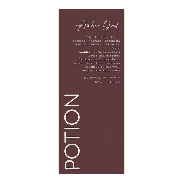 Potion Amber Oud Eau De Parfume, For Women, 100ml - Image 3