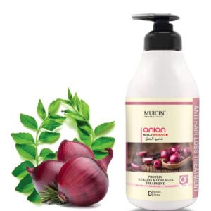 Muicin Onion Protein Keratin & Collagen Treatment Anti Hair Loss Scalp Shampoo, 550ml