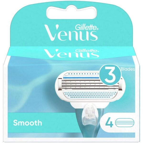 gillette venus smooth cartridges, 4-pack