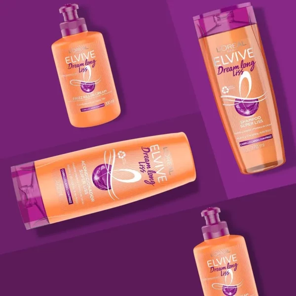L'Oreal Paris Elvive Dream Long Liss Super Liss Shampoo, 370ml - Image 3