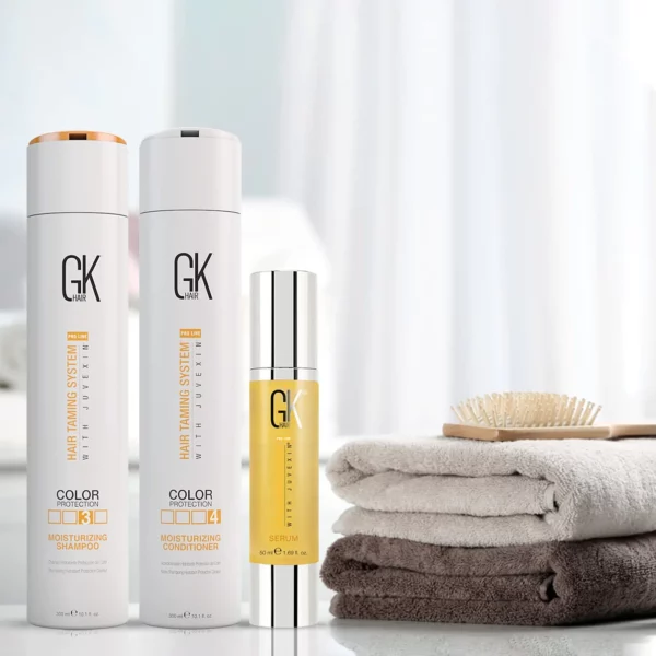 GK Hair Pro Line Hair Taming System Color Protection Moisturizing Shampoo, 300ml - Image 2