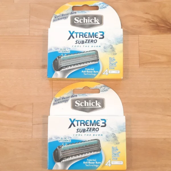 Schick Xtreme 3 Sub Zero Cool The Burn Cartridges, 4-Pack - Image 3