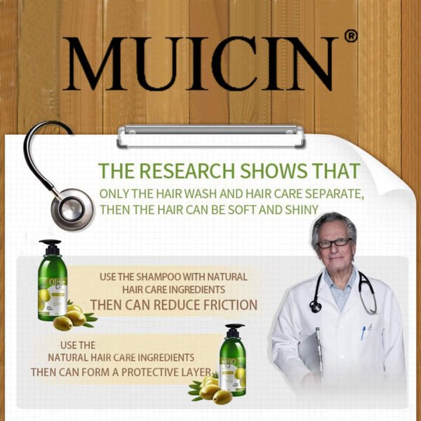 Muicin Olive Oil Charming Hair Shampoo, Charming Hair, 400g - Image 2