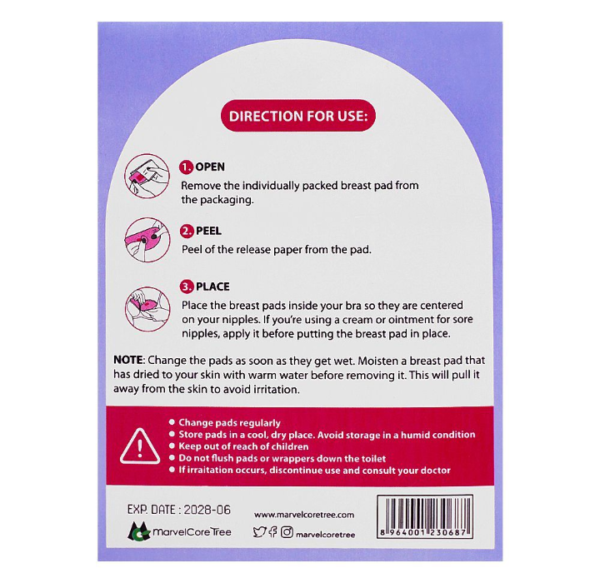 Puffin Premium Disposeable Breast Pad,24-Pack - Image 2