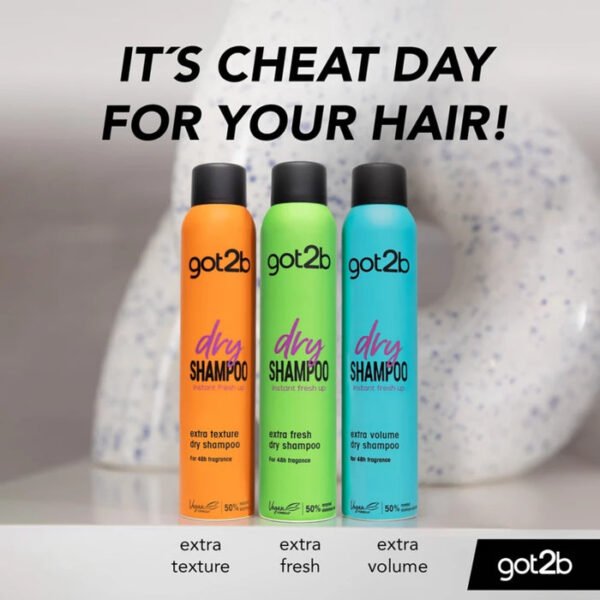 Schwarzkopf Got2b Fresh It Up Extra Texture Dry Shampoo, 200ml - Image 2