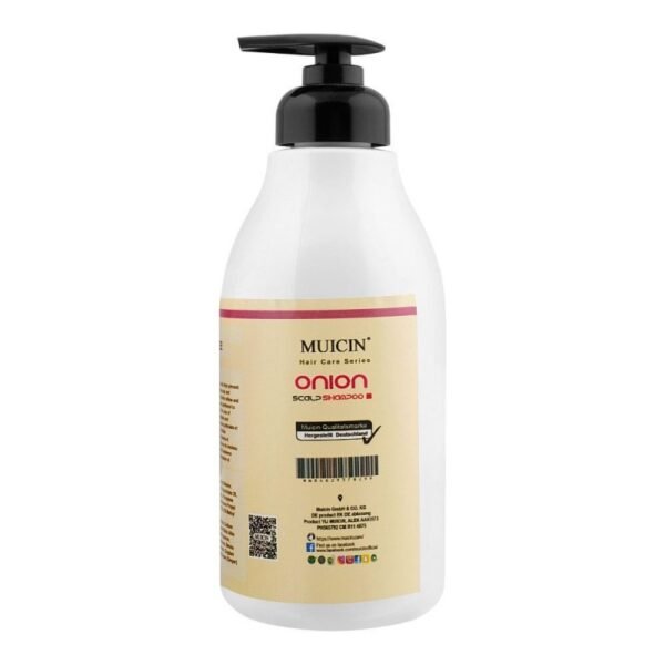 Muicin Onion Protein Keratin & Collagen Treatment Anti Hair Loss Scalp Shampoo, 550ml - Image 4
