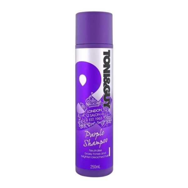 Toni & Guy Neutralise Brassy Tones And Bleached Hair Purple Shampoo, 250ml