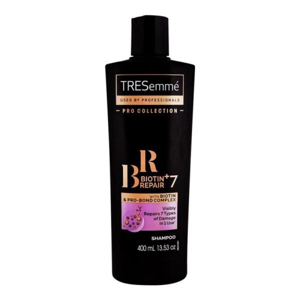 Tresemme Pro Collection Shampoo, Biotin Repair With Pro Bond Complex, 400ml - Image 2