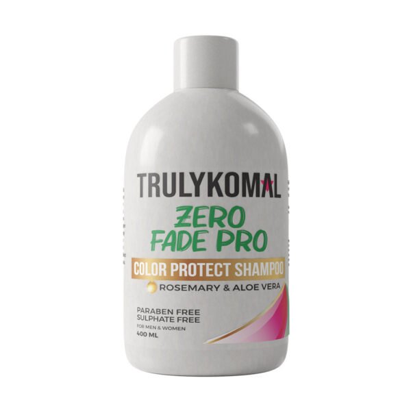 Truly Komal Zero Fade Pro Color Protect Shampoo, For Men & Women, 400ml