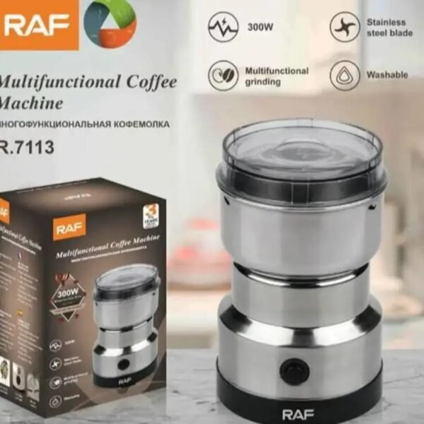 Multifunctional Coffee Machine Electric, Spice Grinder & Blender Nuts, Beans, Coffee, Masala Chopper Mixie 150 Watt Powerful Motor - Image 2
