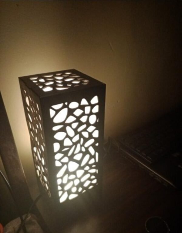 3D Laser Wooden Cutting Lamp - Image 4