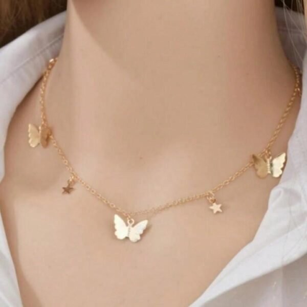 Butterfly Hanging Necklace