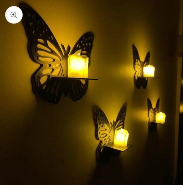 Butterfly Wall Decor Candles