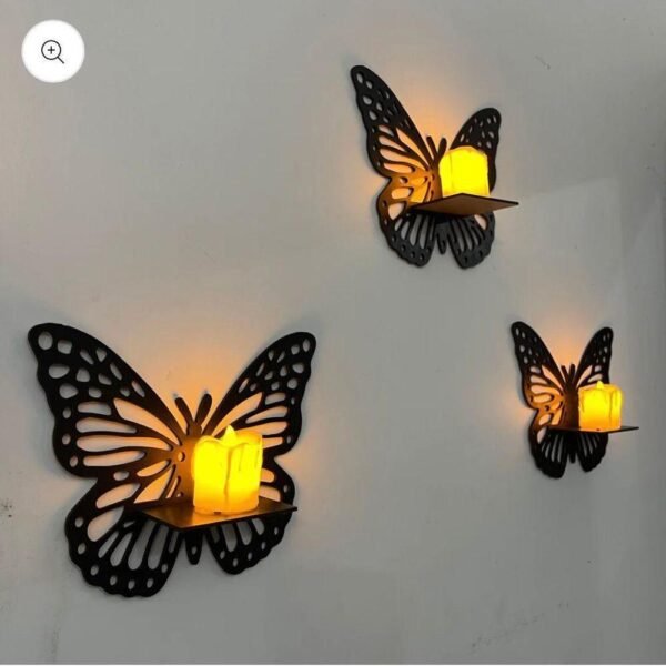 Butterfly Wall Decor Candles - Image 3