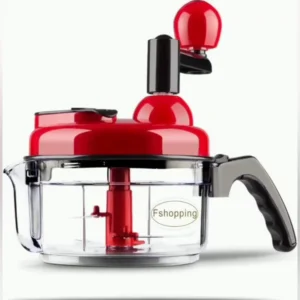 10 in 1 Hand Chopper Food Processor | Manual Vegetables Chopper Rotary Dicer & Meat Mincer | Mixer / Blender