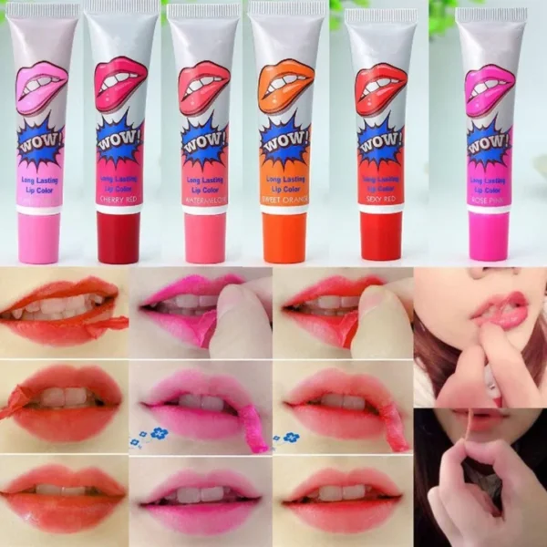Long Lasting And Waterproof Peel Off Wow Lipsticks - 1PcsHF