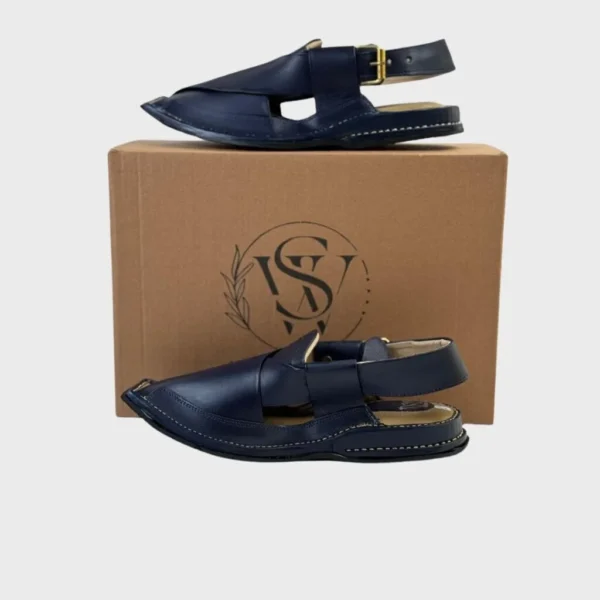 Walkin Styles- Royal Navy Classic Peshawari Chappal - Image 5