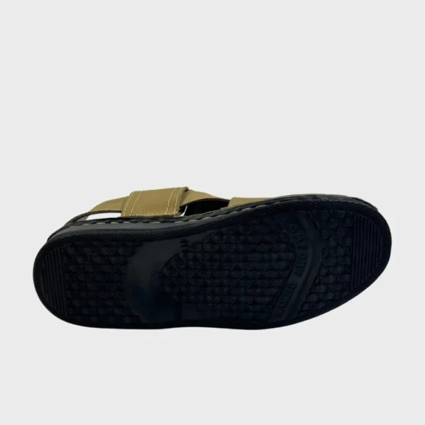 WalkinStyles Premium Peshawari Chappal Olive-Brown - Image 6
