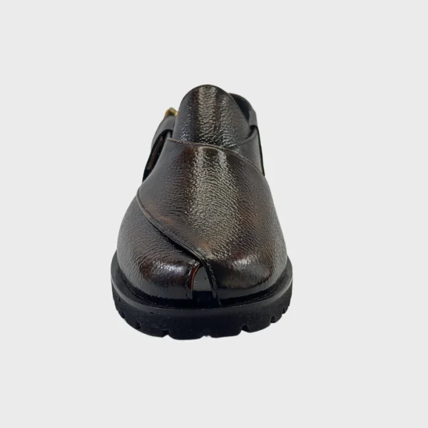 Peshawari Chappal in brown color - Image 4