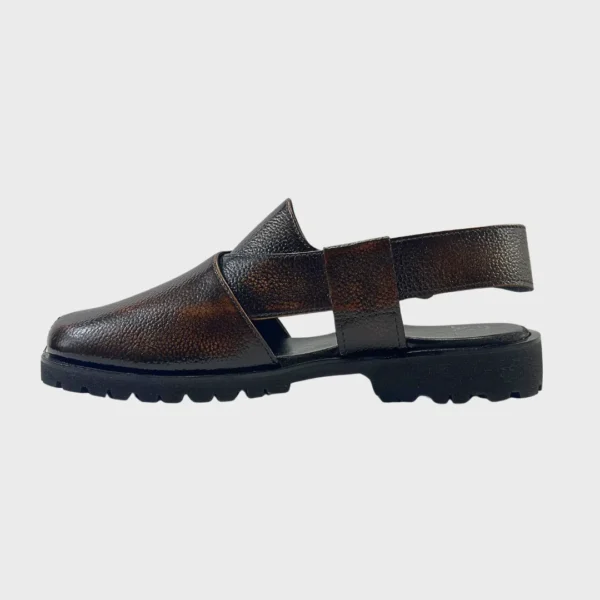 Peshawari Chappal in brown color - Image 3