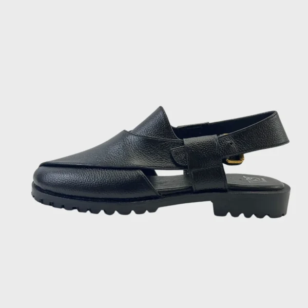 Peshawari Chappal in black color - Image 2