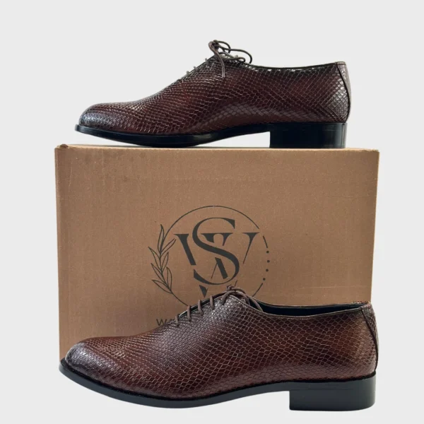 WalkinStyles Brown Dress Shoes - Image 5