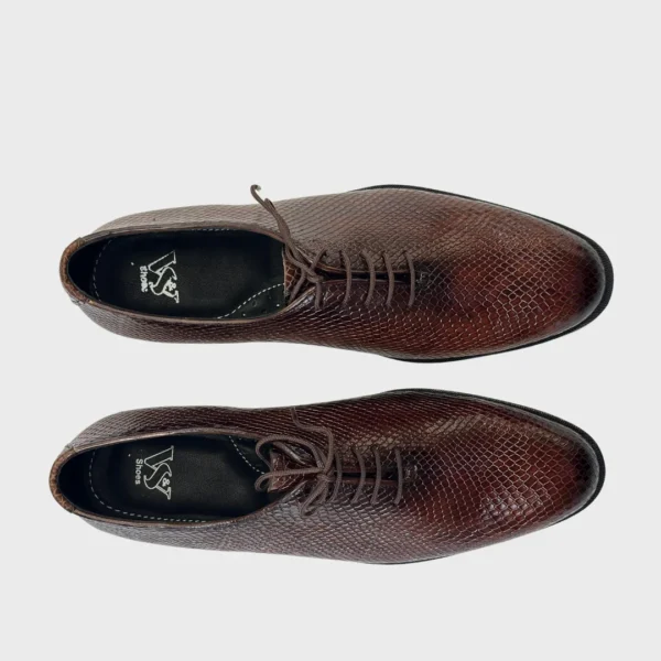 WalkinStyles Brown Dress Shoes - Image 2