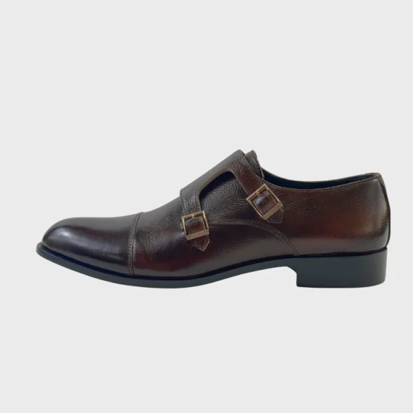 WalkinStyles-Dress shoes in dark brown color - Image 3