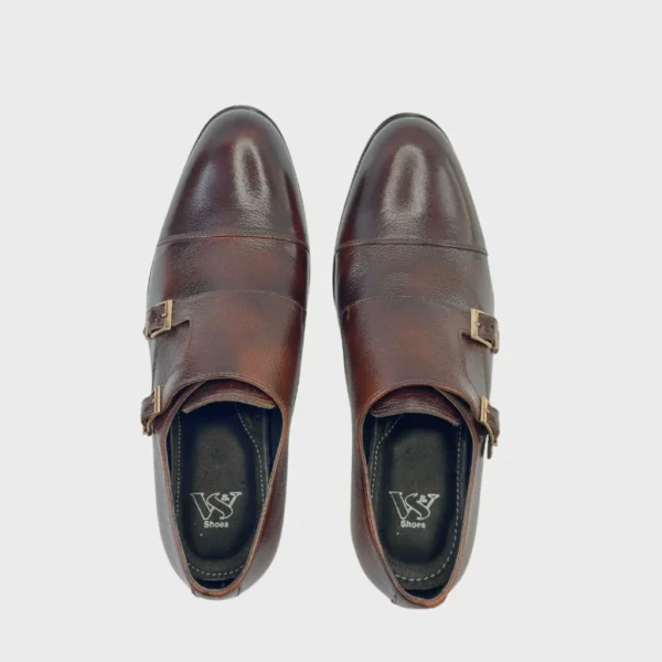 WalkinStyles-Dress shoes in dark brown color - Image 2