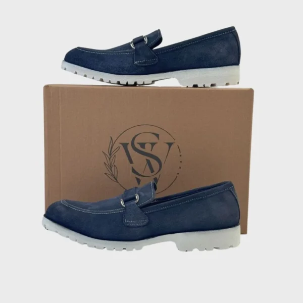 Walk-In Styles--Midnight Suede Signature Loafers - Image 3