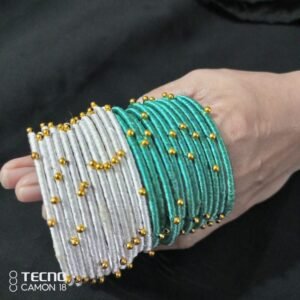 Stylish (14 AUGUST); Bangels Silk thread bangels handmade metal bangels for girls 1Dozen