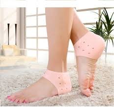 1Pair(2pc) soft Silicon Heel Anti Crack for Pain Relief Heel Protector for Men & Women