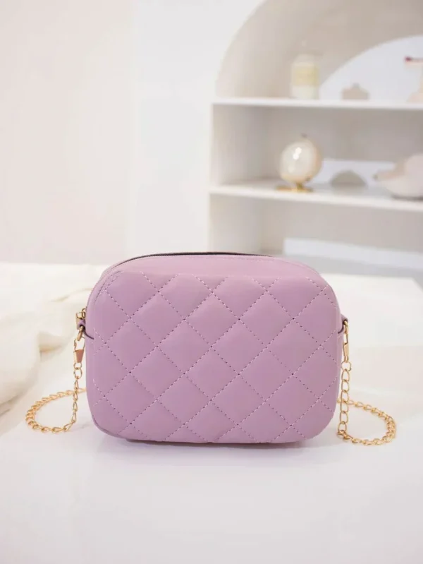 Urban Chic Crossbody Bag - beige & White - Image 2