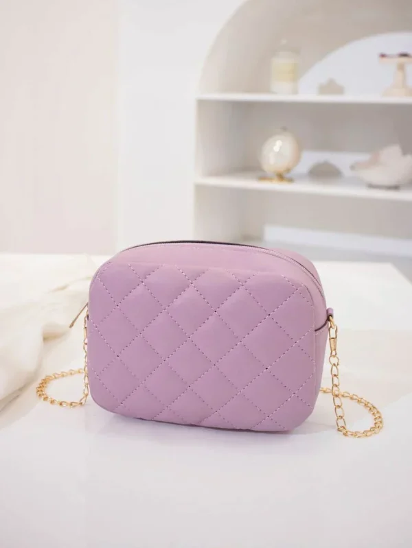 Urban Chic Crossbody Bag - beige & White - Image 6