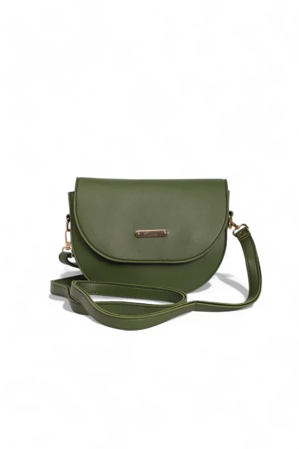 Chic Dark Brown Dual Strap Bag - Image 9