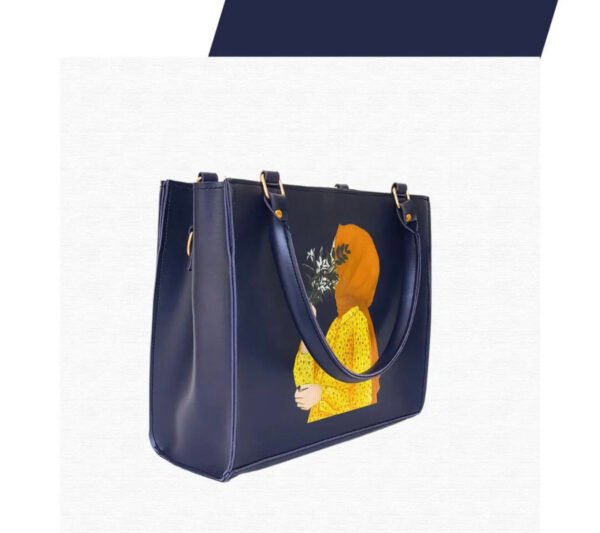 Modern Canvas Tote for Women & Girls – Chic Everyday Shoulder Bag | Stylish, On-the-Go Handbag for Daily Essentials - Image 3