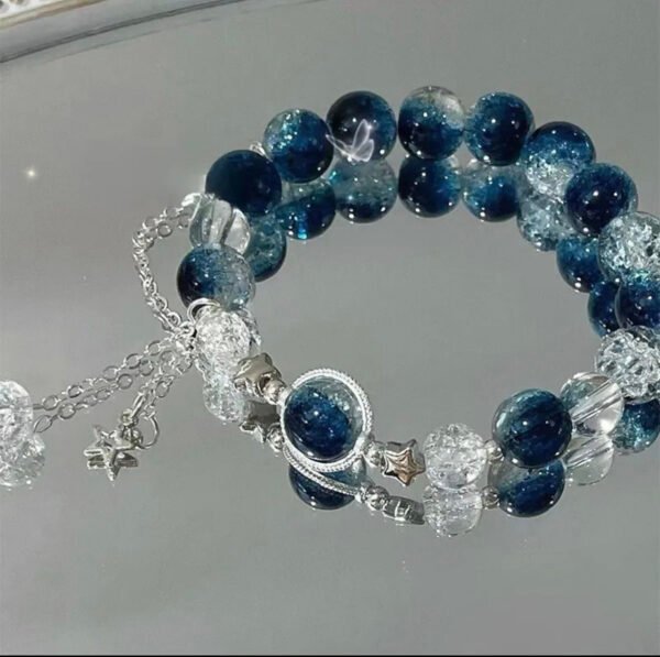Star Charm Tassel Beaded Bracelet for Girls & Women – Elegant, Light Luxury Fashion Gift - Image 3