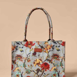 Floral Print Everyday Tote Bag – Stylish & Spacious Carryall for Women and Girls