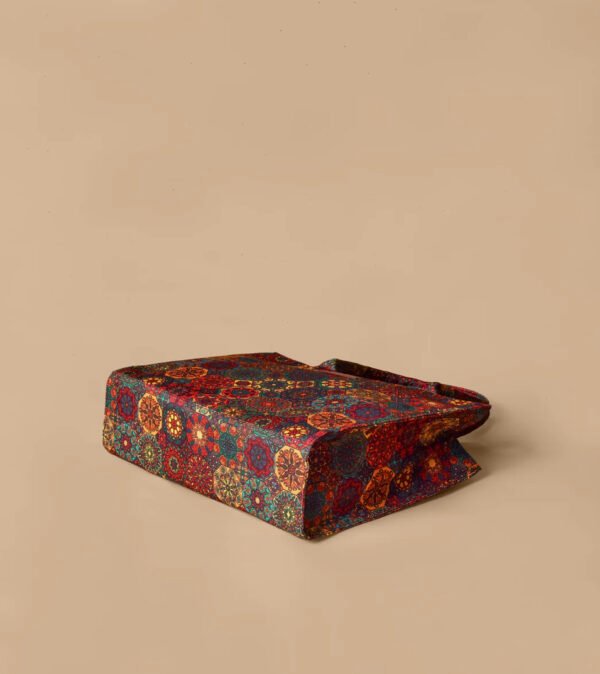 Cultural Print Tote Bag – Ethnic-Inspired Everyday Carry Bag for Women & Girls - Image 4