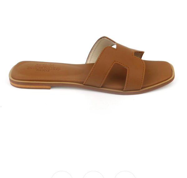 Hermès-Inspired Flat – Simple Brown Elegance for Everyday Chic - Image 5