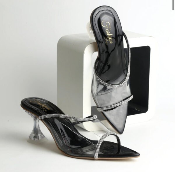 Ruby Heels – Elegant Black Block Heels for Women - Image 2